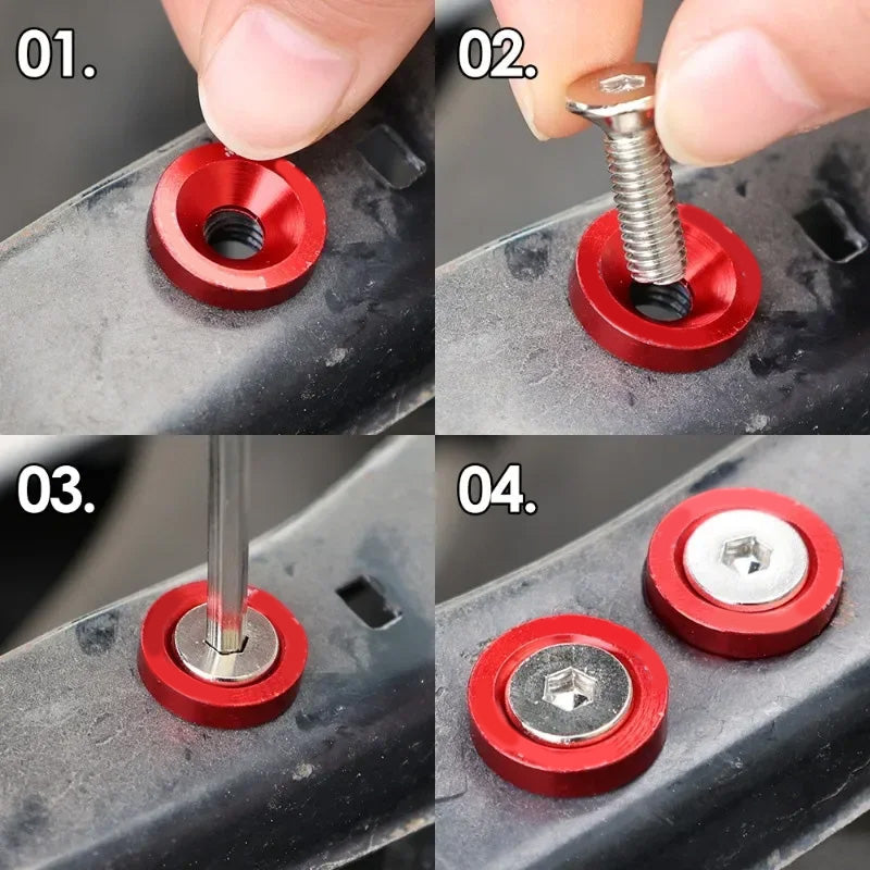๐ฅ10 Pcs Automotive Universal Screw Spacers