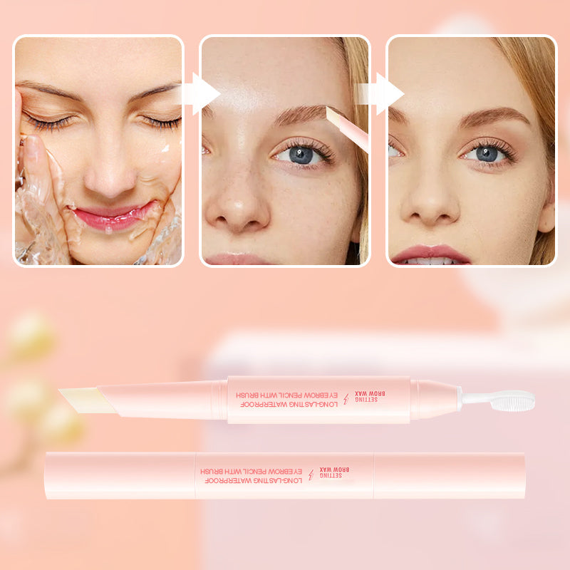 💕Long-Lasting Waterproof Eyebrow Pencil with Brush💕