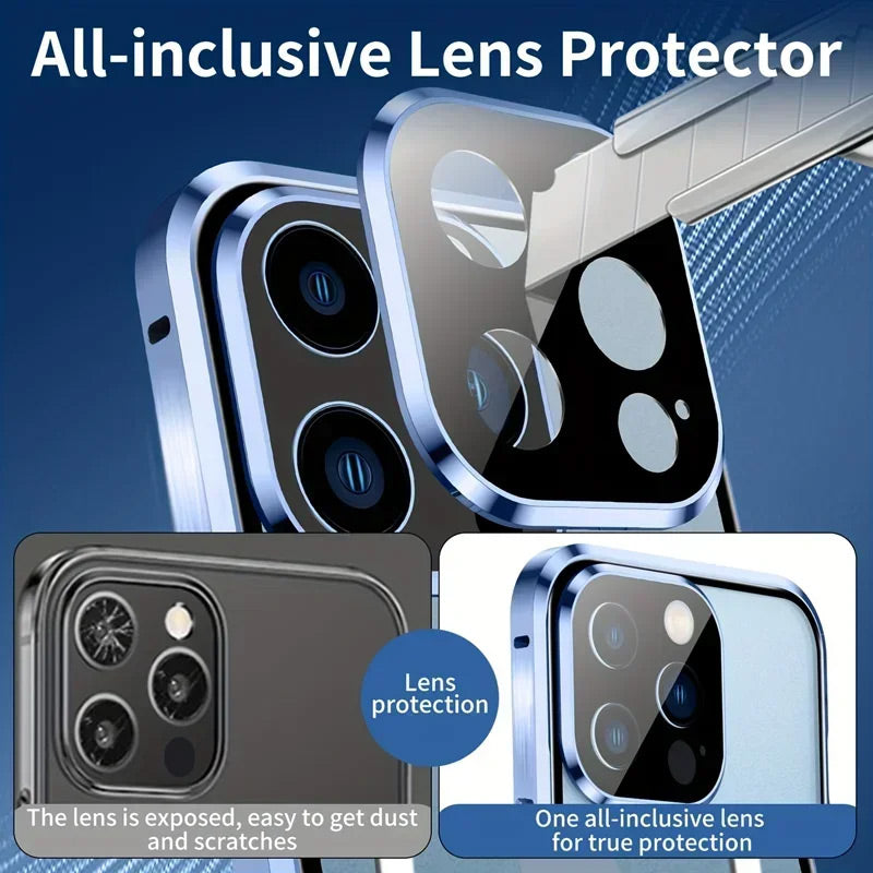 Anti-Peeping Double-Sided Privacy Magnetic Cover