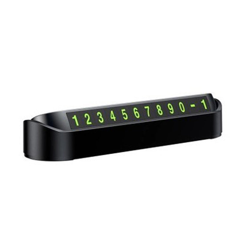 🔥2025 HOT SALE🔥Concealed Luminous Car Temporary Parking Phone Number Plate