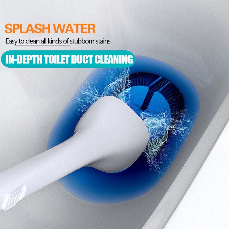 🚽Deep Cleaning Toilet Brush Set – No More Hidden Grime! ✨