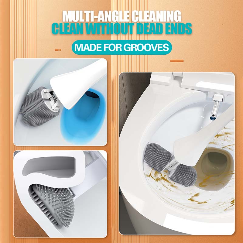 🚽Deep Cleaning Toilet Brush Set – No More Hidden Grime! ✨