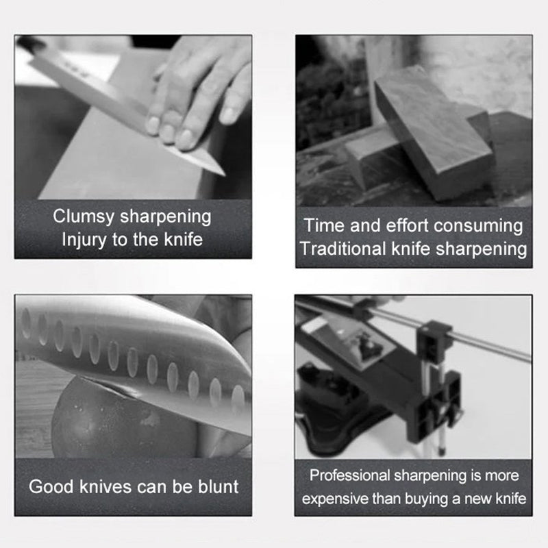 🔥HOT SALE🔥Portable 4-in-1 Kitchen Knife Sharpener