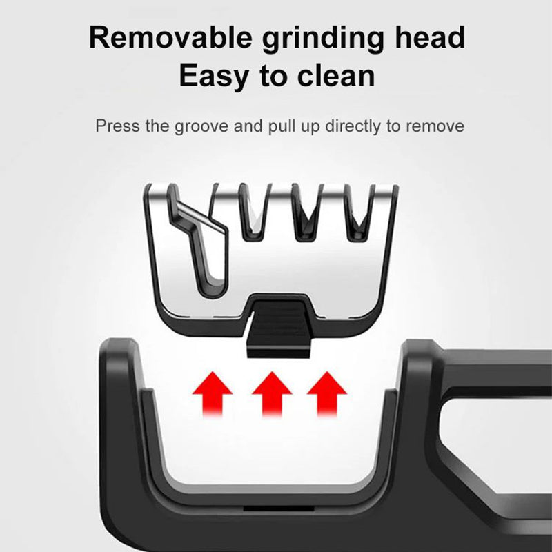 🔥HOT SALE🔥Portable 4-in-1 Kitchen Knife Sharpener