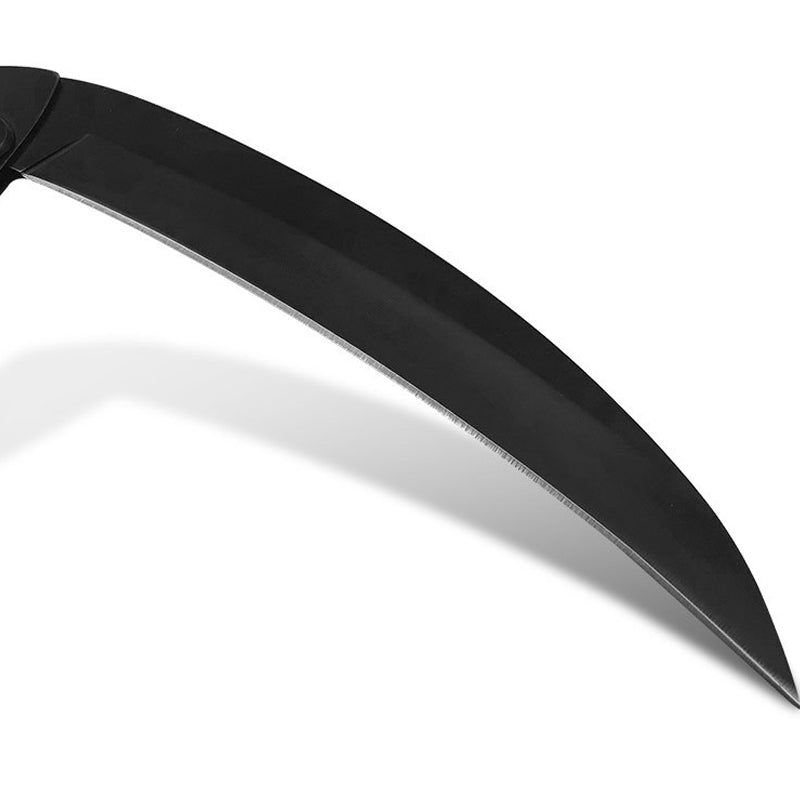 ⚔️ Stainless Steel Folding Scythe: Tough, Sharp, Ready for Action! 🛠️✨