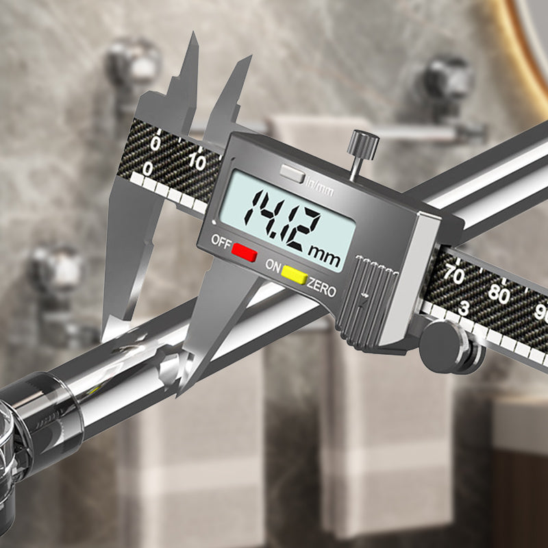 🛁✨ Light Luxury No-Punch - Retractable Suction Cup Towel Bar