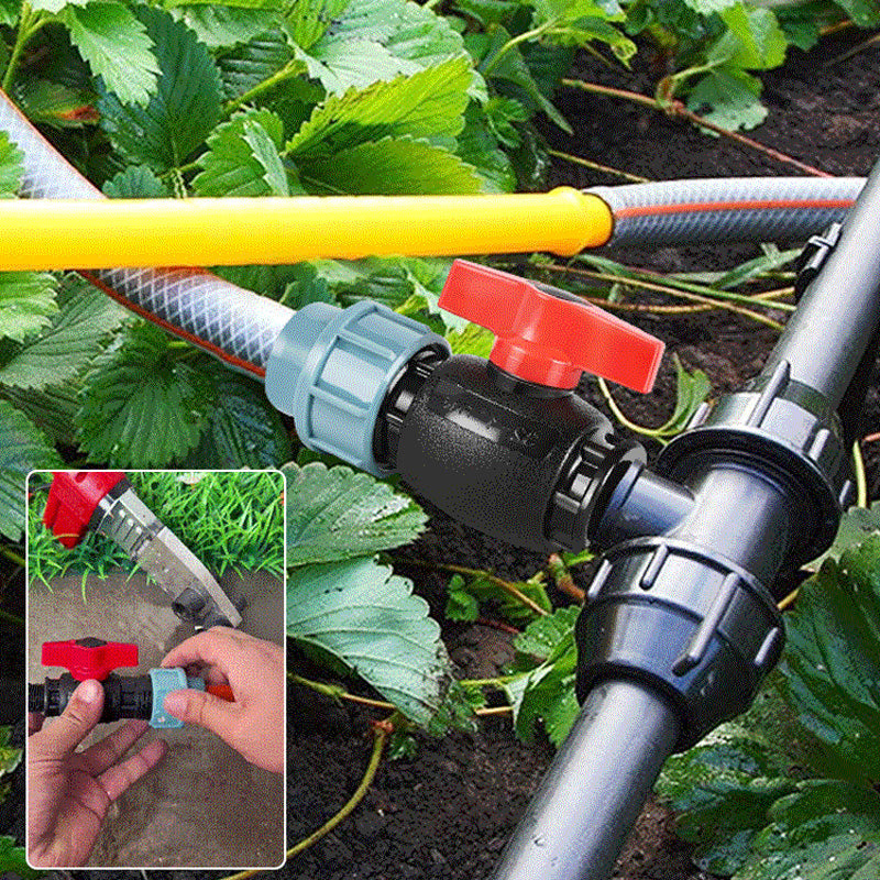 🔥PE Water Pipe Quick Connect Ball Valve