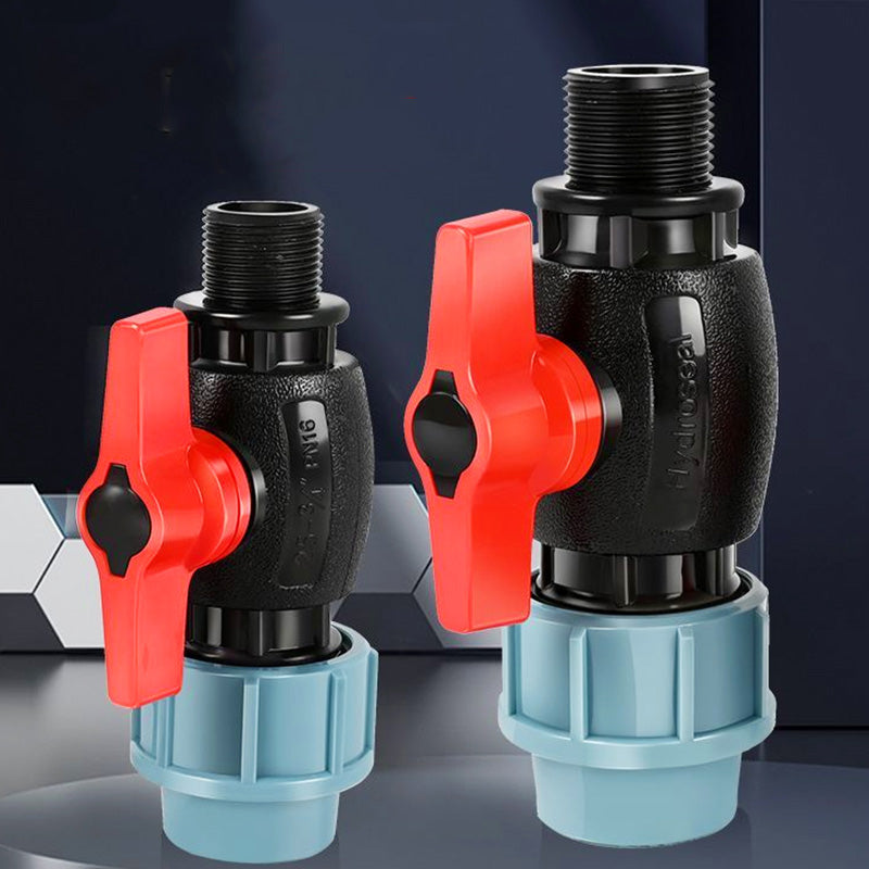 🔥PE Water Pipe Quick Connect Ball Valve