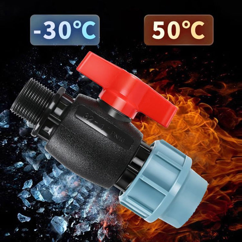 🔥PE Water Pipe Quick Connect Ball Valve