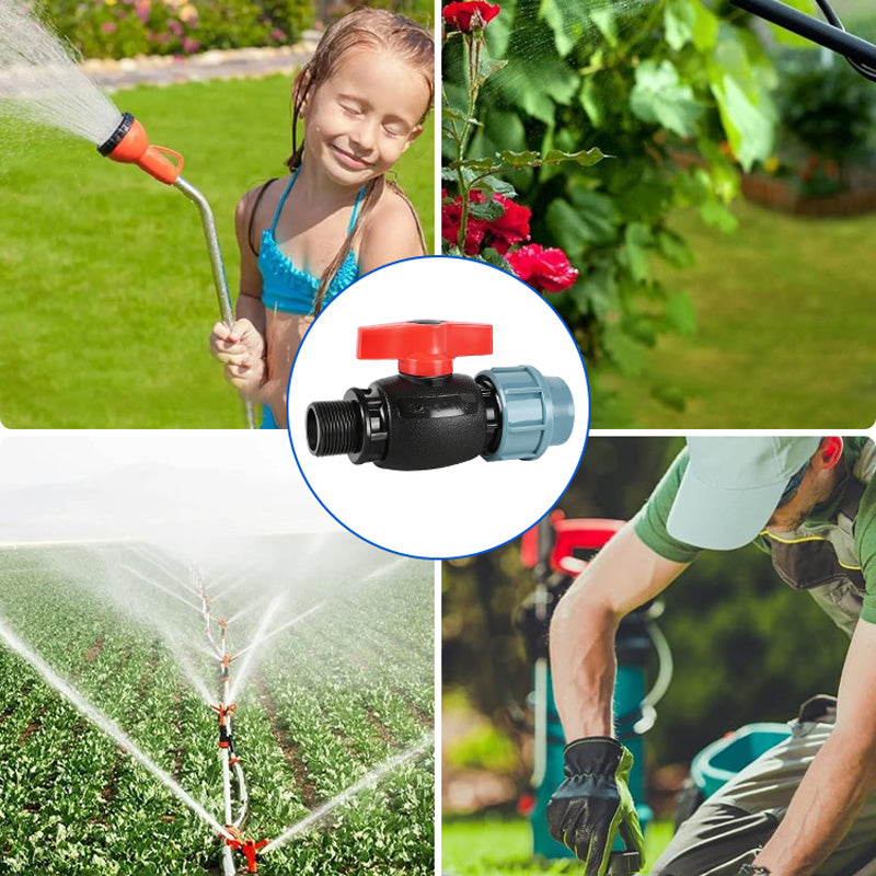 🔥PE Water Pipe Quick Connect Ball Valve