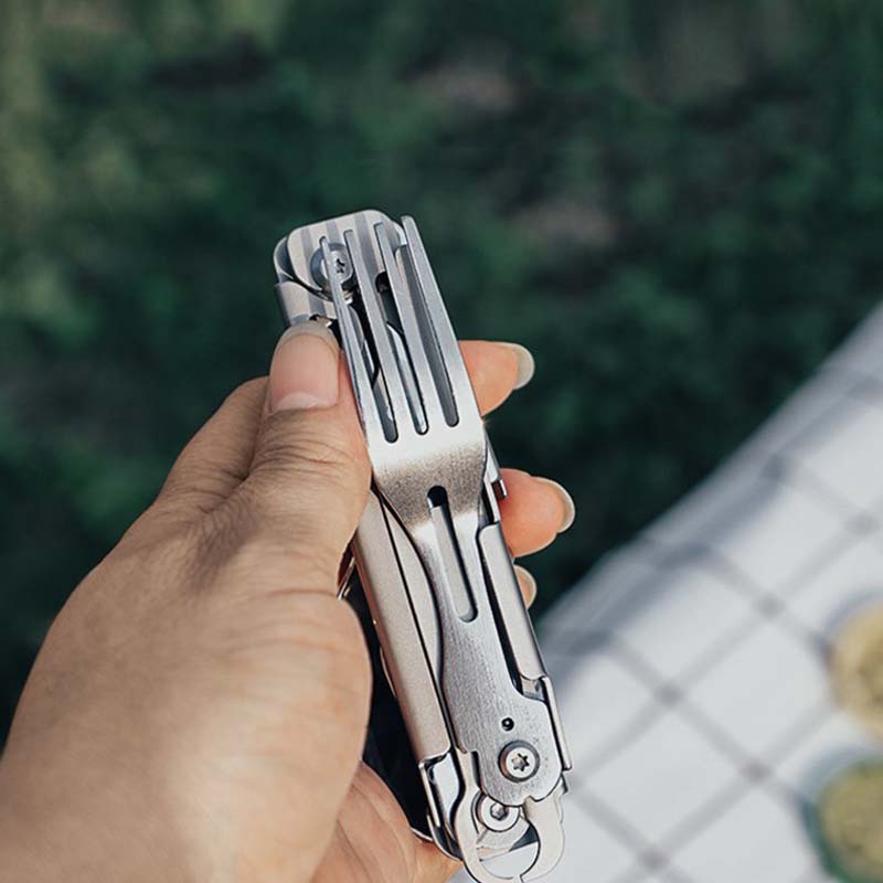 🎁Hot sale🔥6 in 1 Stainless Steel Folding Camping Utensils