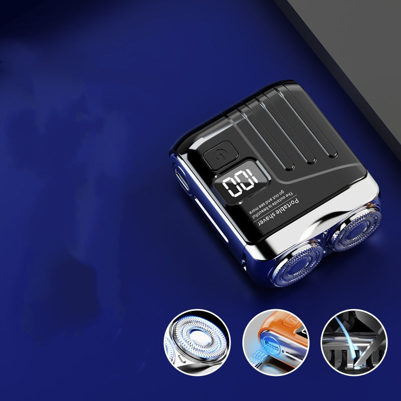 💫Men’s Waterproof Mini Electric Shaver with LED Display✨