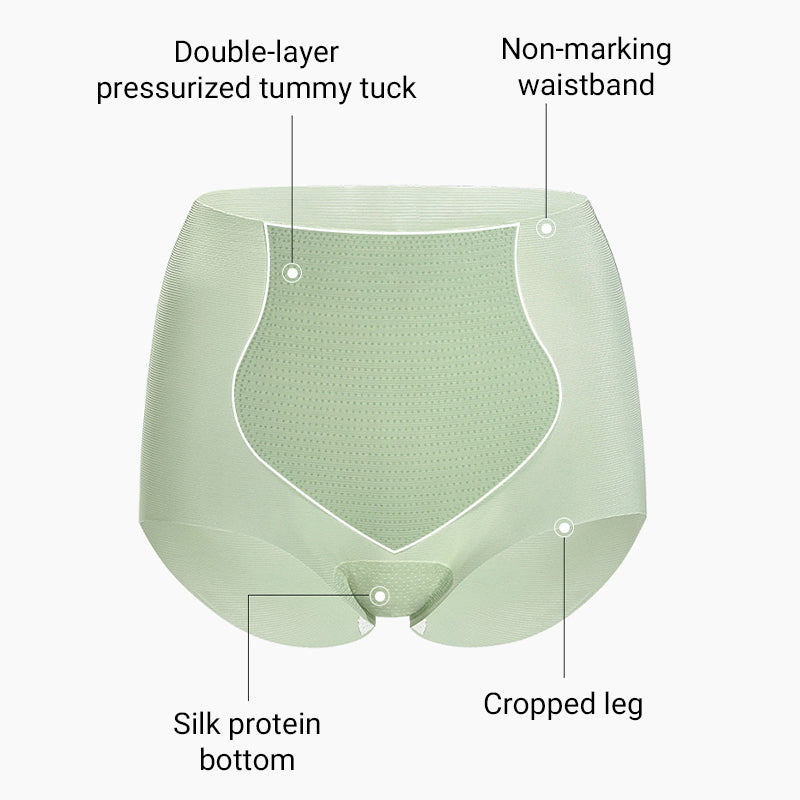🔥Limited Time Offer 50% OFF🔥Ultra-thin Ice Silk Seamless High-waist Belly-control Panties