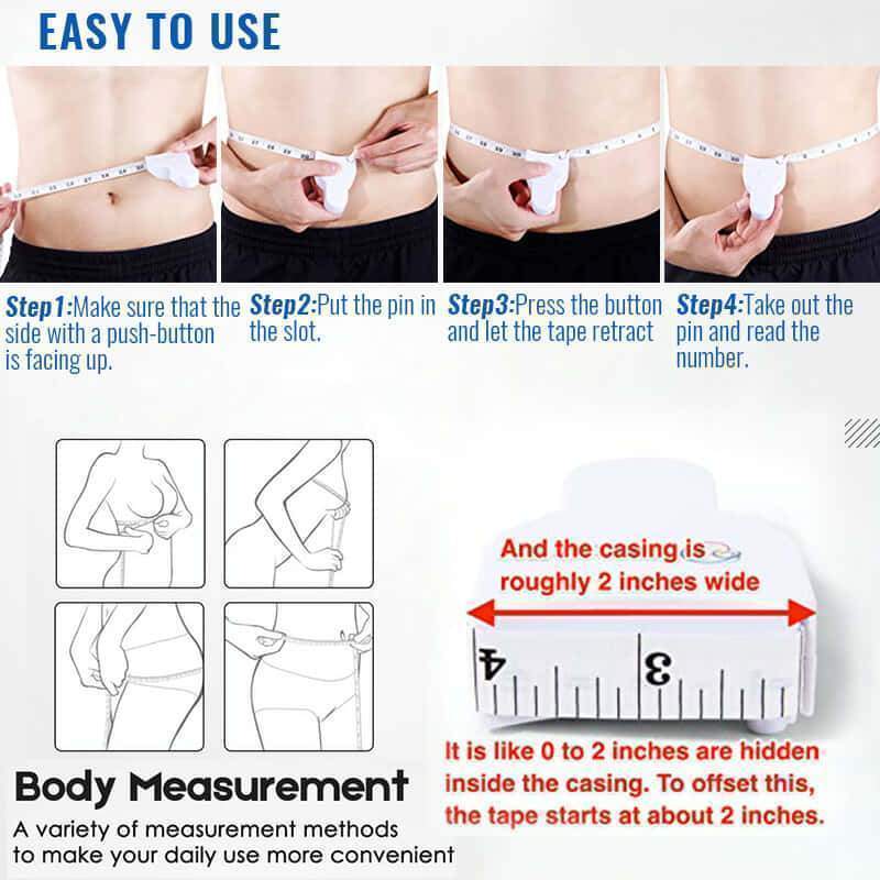 š„Buy 1 Get 1 Freeš„Automatic Telescopic Tape Measureļ¼2 PCSļ¼