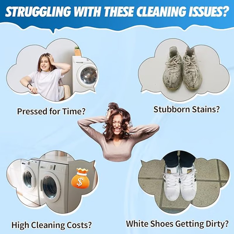 šHot Sale 50% OFFā³Universal Portable No-Rinse Foam Cleaner for Shoes