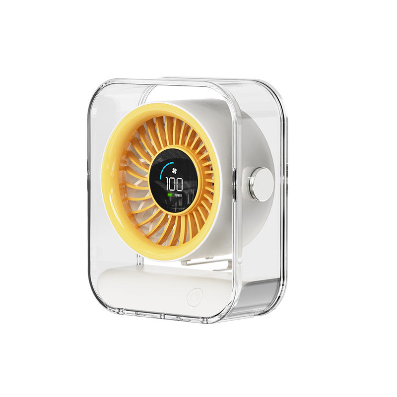 Instant Cooling Portable Turbo Desktop Fan with LED Digital Display