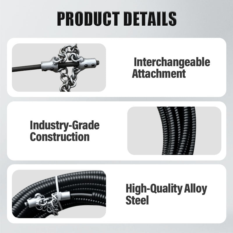 š„Hot Saleš„Drain Auger Plumbing Snake for Blockages