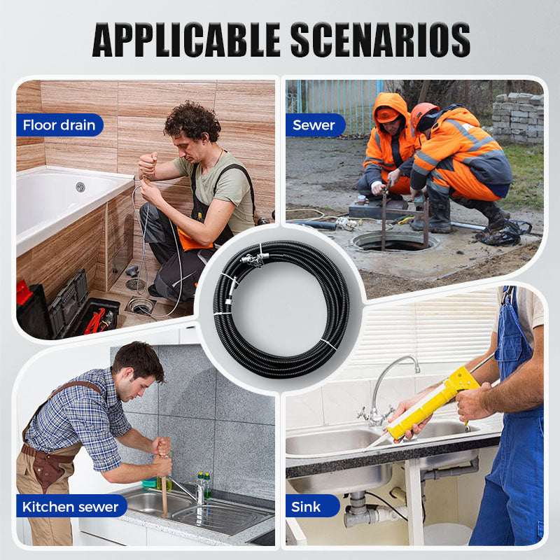š„Hot Saleš„Drain Auger Plumbing Snake for Blockages