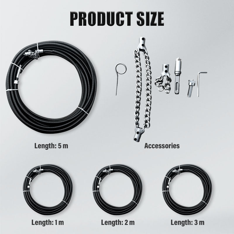 š„Hot Saleš„Drain Auger Plumbing Snake for Blockages
