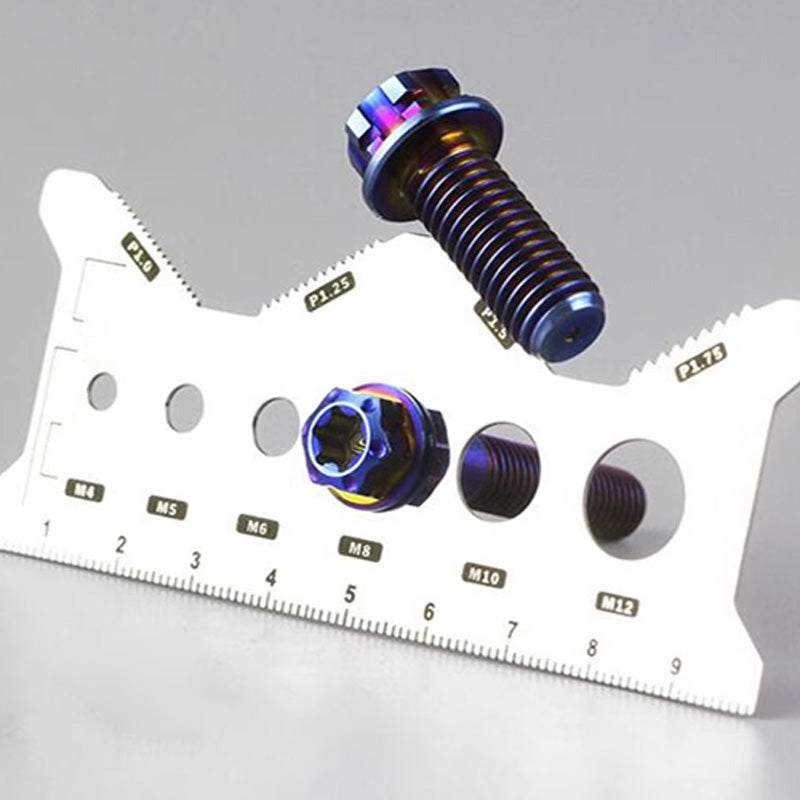š„Stainless Steel Double-Sided Bolt Gauge Card