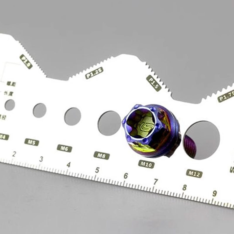 š„Stainless Steel Double-Sided Bolt Gauge Card