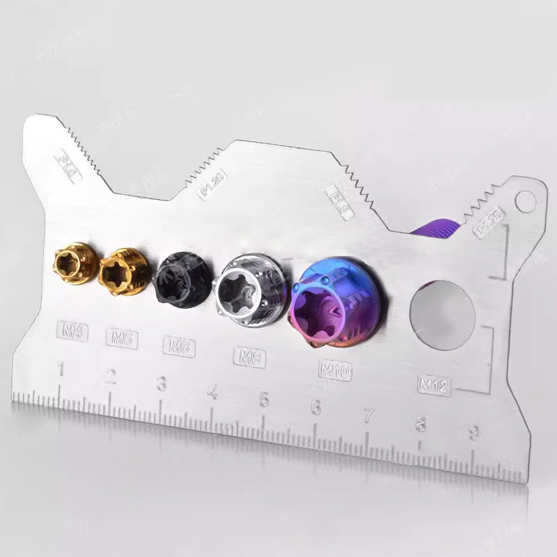 š„Stainless Steel Double-Sided Bolt Gauge Card