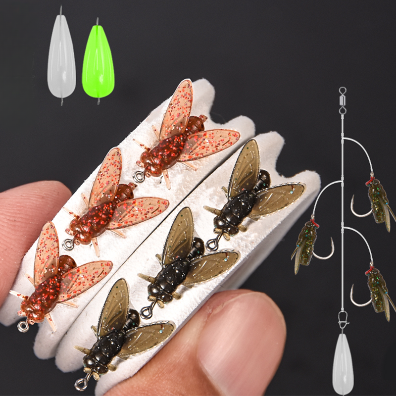 🎣Multi-Hook Artificial Fly Fishing Lure Set