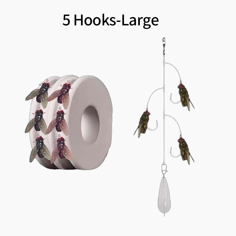 š„Hot Sale 50% Offš„Multi-Hook Artificial Fly Fishing Lure Set
