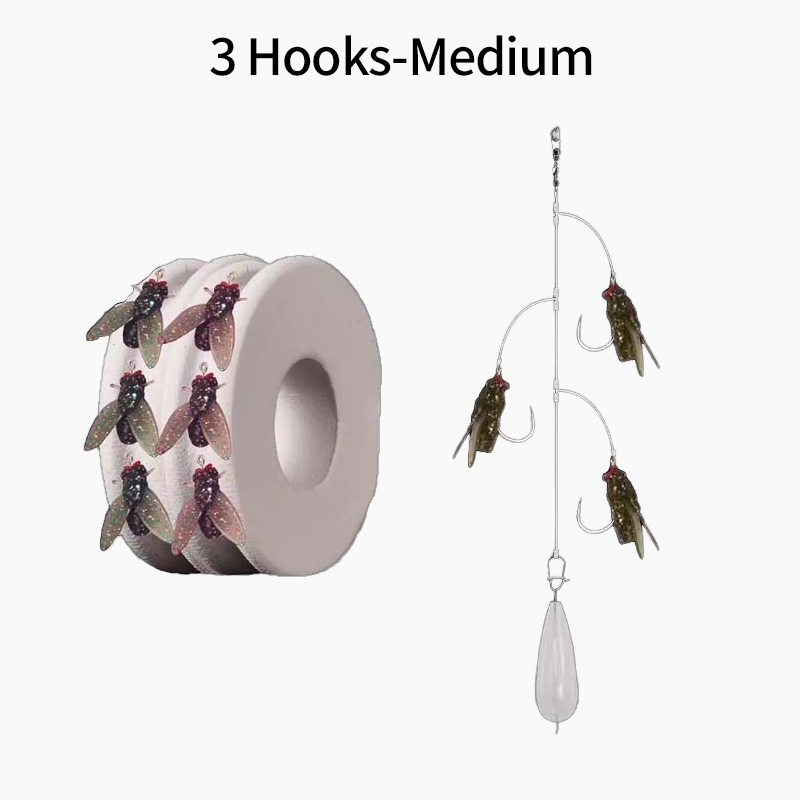 š„Hot Sale 50% Offš„Multi-Hook Artificial Fly Fishing Lure Set