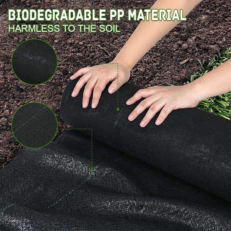 🌿 50% OFF NOW! ⛏️ Weed Control Fabric – Blocks sunlight, breathable & durable – Perfect for garden beds & pathways – reduces weeding effort 🌱✨