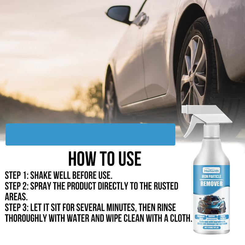 š„LAST DAY PROMOTION - 50%OFFš„Car Rust & Iron Particle Remover Spray