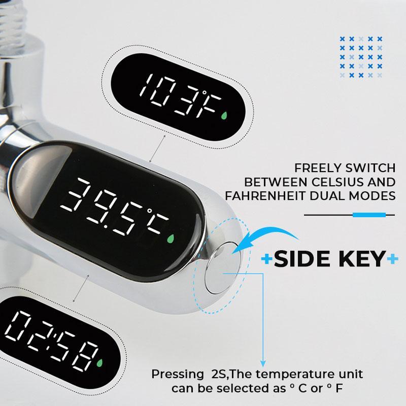 Digital Shower Thermometer - Instant Water Temperature Reader