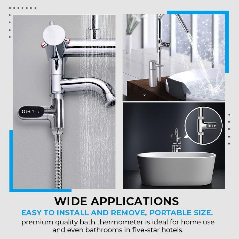 Digital Shower Thermometer - Instant Water Temperature Reader