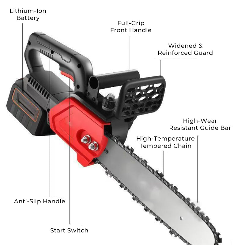 ⚡️Handheld Cordless High-Power Lithium-Ion Chainsaw Set