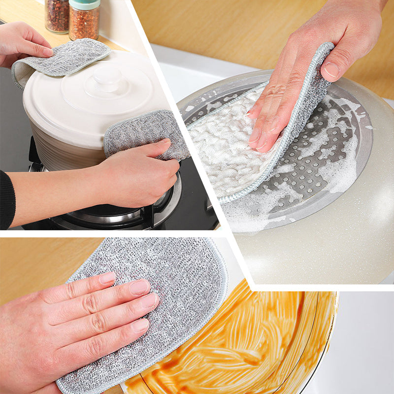 🚀Buy 1 Get 1 Free🏡💦Double-Side Scratch-Free Wire Dishcloth