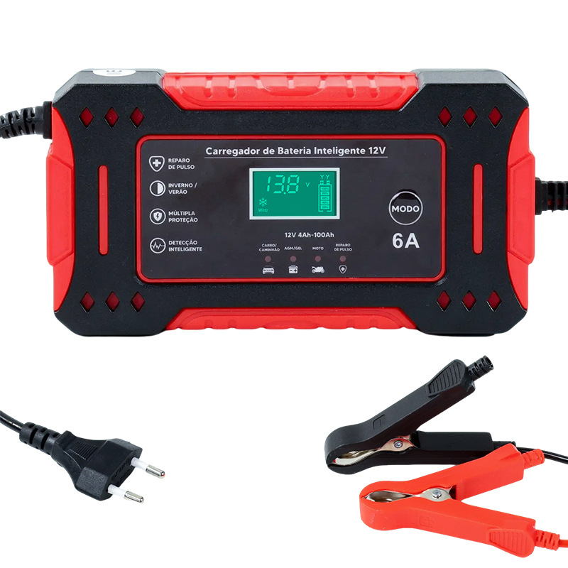 Portable Smart Car Battery Chargerš