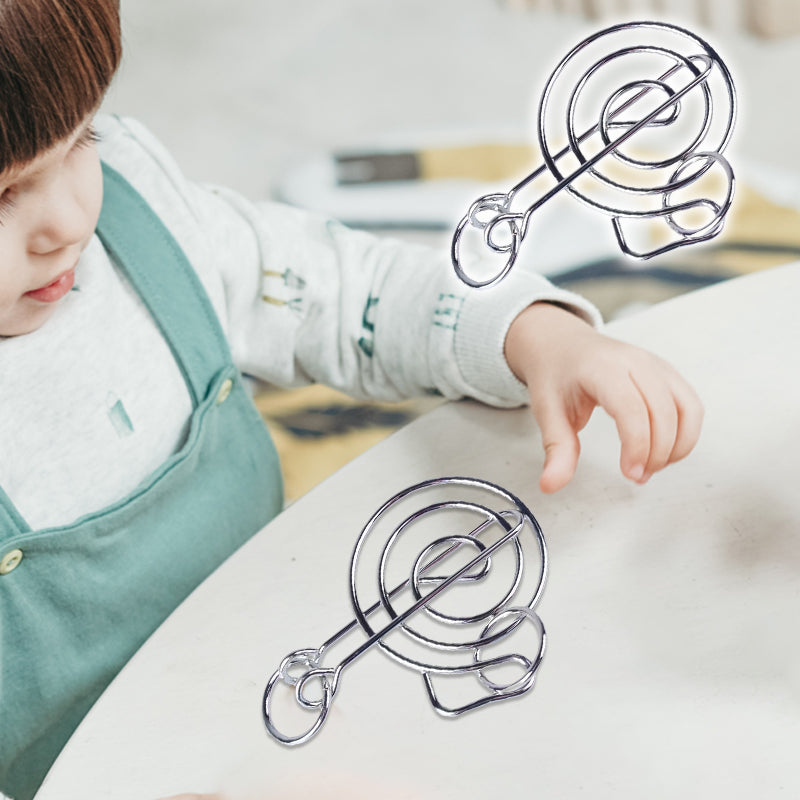 🎁Metal Wire Puzzles - Educational and Entertaining📚