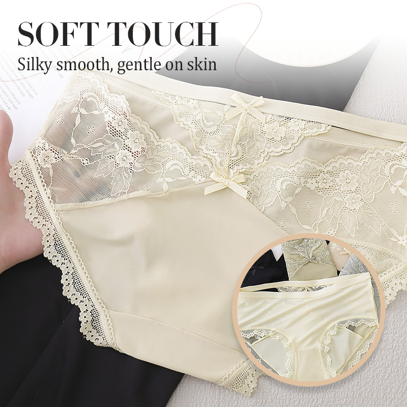 💕Women's Antibacterial Lace Quick-Dry Panties|Buy 1 Get 1 Free🎁
