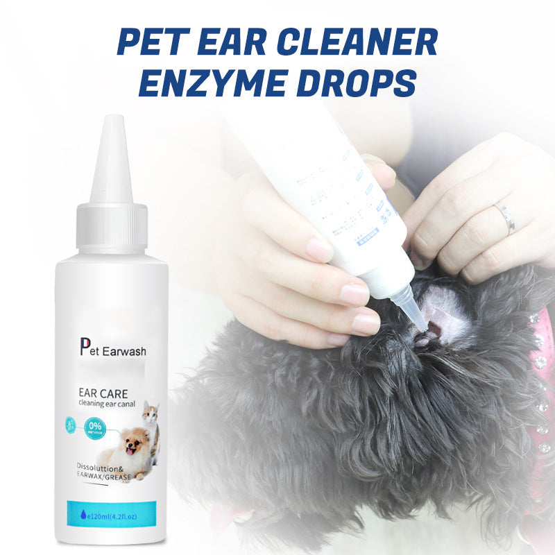 Pet Ear Cleaner Enzyme Drops🐾Gentle & Effective Care! 🐶🐱