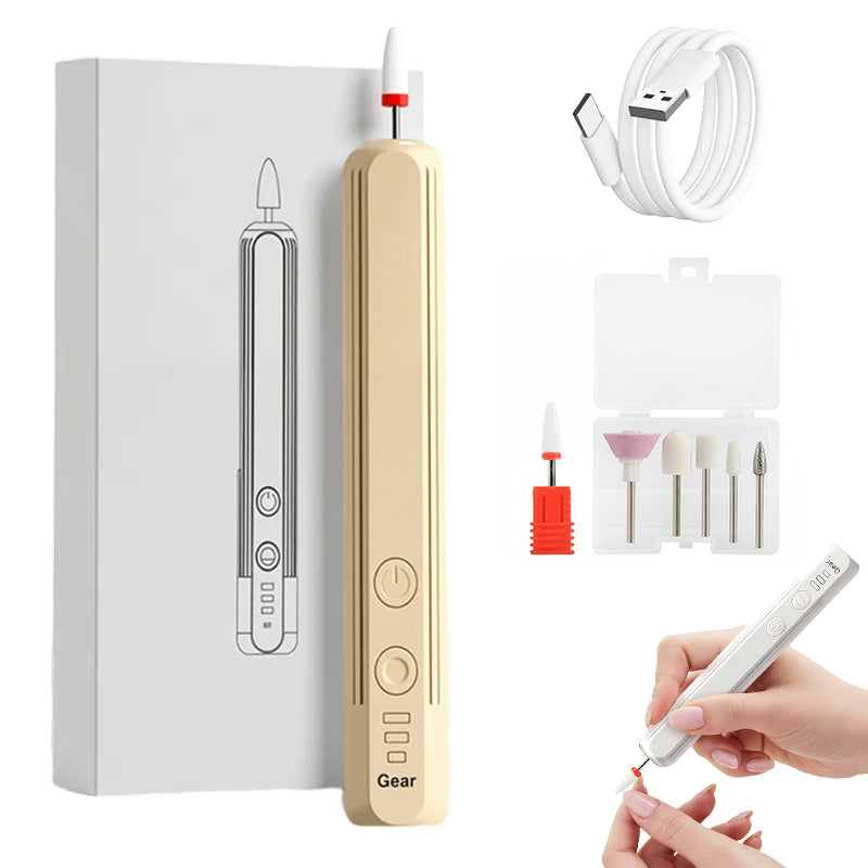 6-in-1 Portable Electric Rechargeable Nail Drill Kit