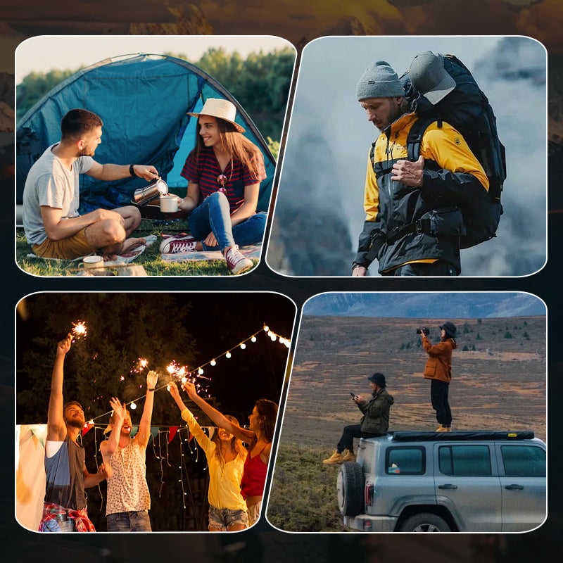 ⏳Time-Limited Special⏰Outdoor Emergency Lamp (Hand Crank + Solar + USB Charging)