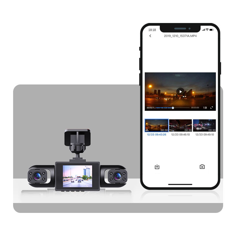 🚗50% OFF NOW ! 📹 4-Lens 360° View Car Dash Cam – All-Round Recording, Night Vision & Loop Recording ⚡