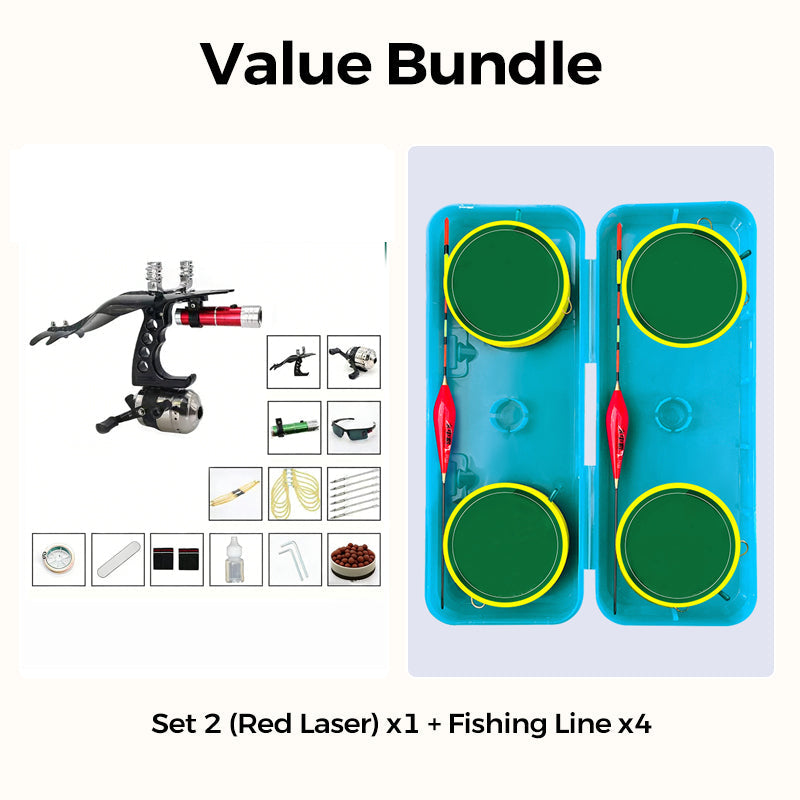 🎯🎣Precision Laser-Guided Fishing Slingshot Set🚀Free Shipping🚀