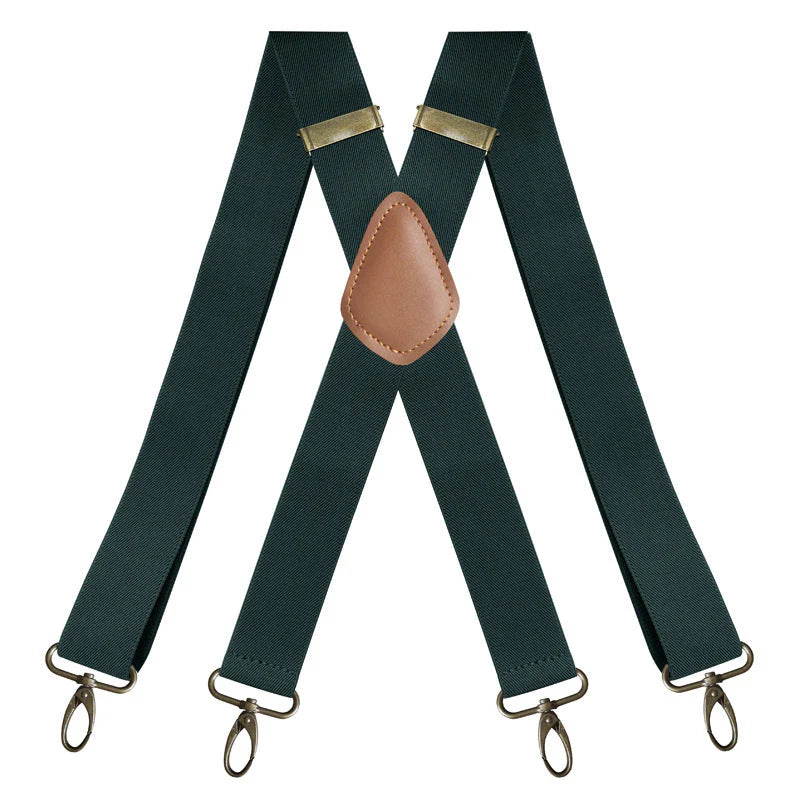 📢📢50% OFF !! ⏰Men's X-Back Suspenders with Hook Clips