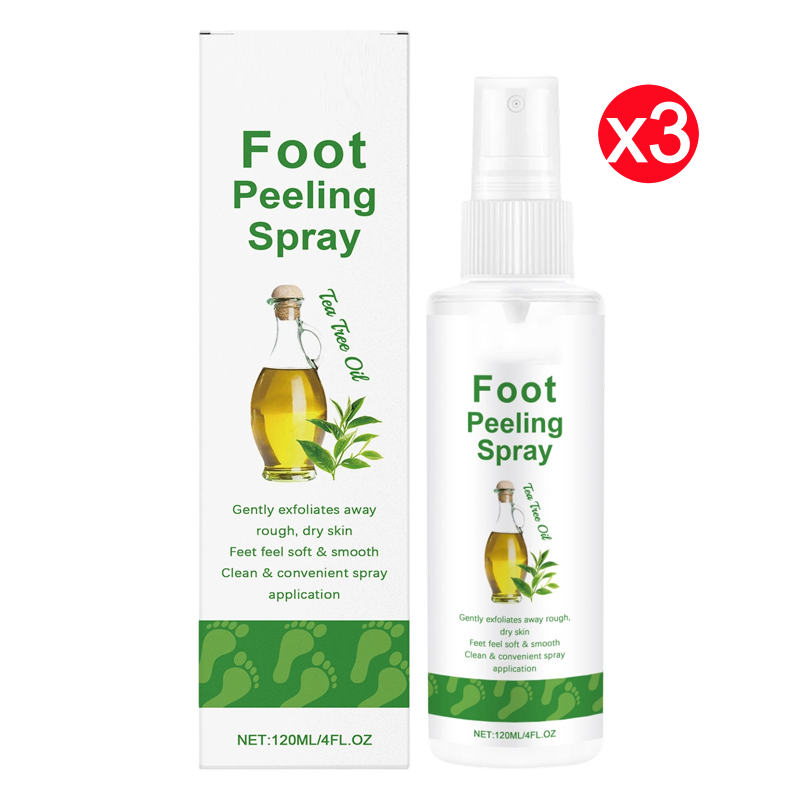 ✨ Tea Tree Foot Peeling Spray – Silky Smooth Feet in Minutes! ✨