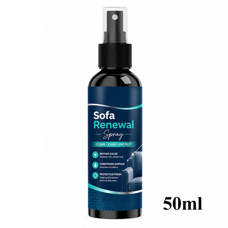 🥳2026 HOT SALE🥳💞50K+ SOLD!🧴🛡️ 50% OFF! Sofa Renewal Spray – Deep conditions & softens, prevents cracks. Creates invisible shield against spills & stains. Works on sofas, chairs & ottomans! 🌟✨