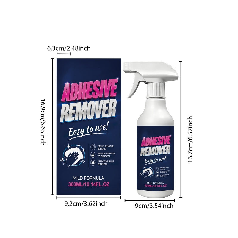 🔥 Multi-Surface Adhesive Remover Spray – Gentle Formula Dissolves Stickers, Tape & Labels – Ideal for Glass, Metal, Plastic & Finished Wood 🧴✨