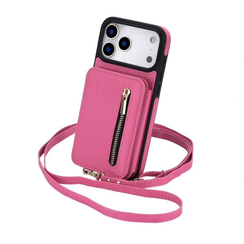 Bi-Fold Crossbody Wallet Phone Case