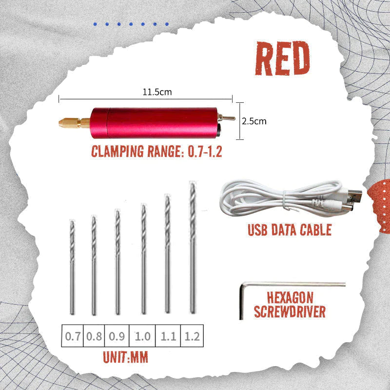 DIY Miniature Portable Drill Set