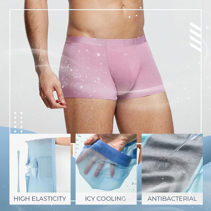 HOT SALE Men's Ice Silk Boxer Shorts Underwear